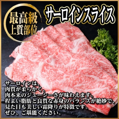 レビューキャンペーン実施中!飛騨牛　厳選サーロインスライス　300g(すき焼き・しゃぶしゃぶ用)【配送不可地域：離島】