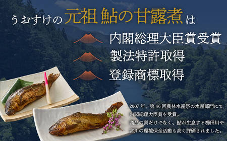 元祖 鮎の甘露煮と子持鮎の甘露煮 A 魚 魚介 海鮮 川魚 あゆ アユ 鮎 甘露煮 子持ち 子持ち鮎 かんろ煮 無添加 ご飯のお供 おかず つまみ 惣菜 魚 肴 グルメ ギフト 贈答 贈り物 真空 常