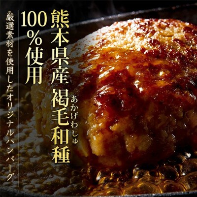 熊本県産あか牛 和牛100% オリジナルハンバーグ 150g×10個 便利な個包装(美里町)【配送不可地域：離島】【1727270】