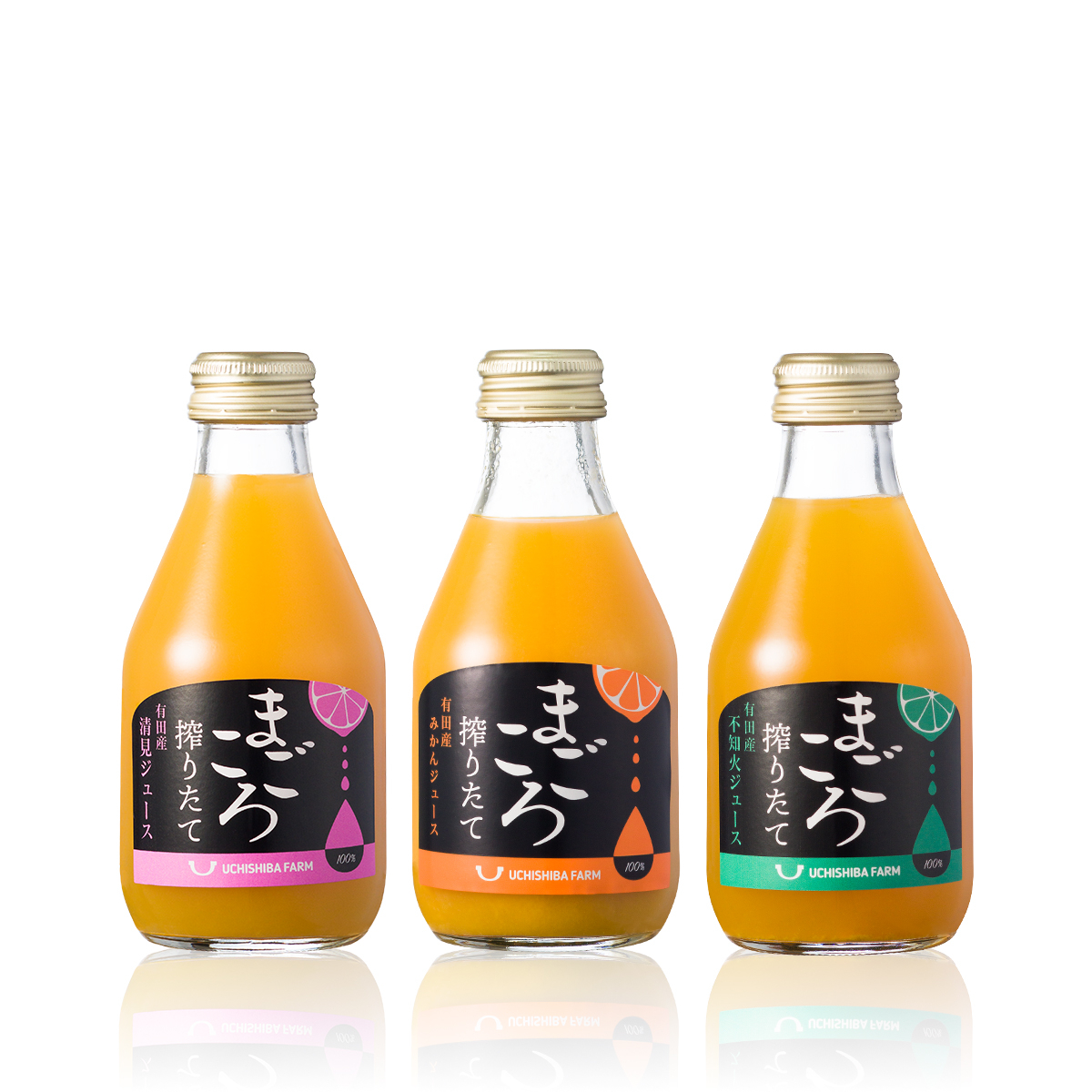 
L103　【みかん・清見・不知火】ジュース　１８０ｍｌ　各４本
