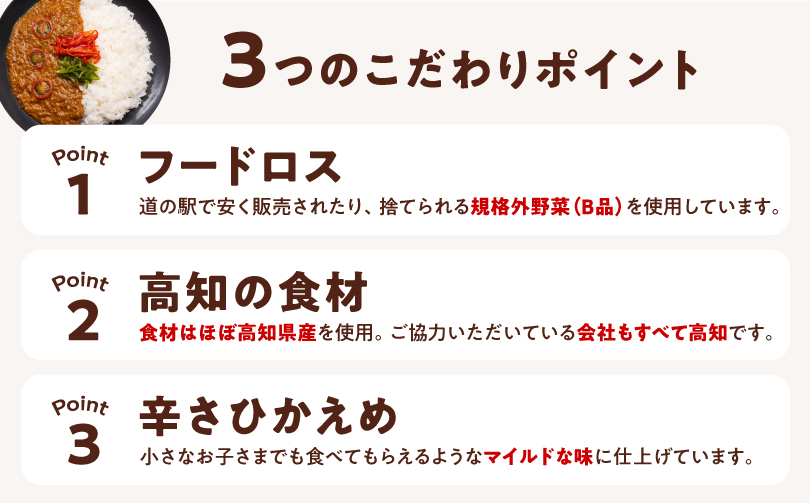 キーマカレー 10食セット｜高知県産 ミニトマト 食品ロス削減 イチネン農園×小川精肉店 コラボ 辛くない レトルトカレー 常備食にもおすすめ