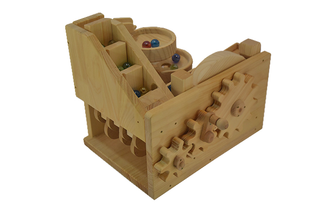 【年末受付限定】おもちゃ ビー玉からくり 3連トルネード 木のおもちゃ kenkobo 木 木製 木製玩具 玩具 手作り ビー玉 からくり 赤ちゃん 子供 遊び 室内 室内遊び 愛知 愛知県 日進市