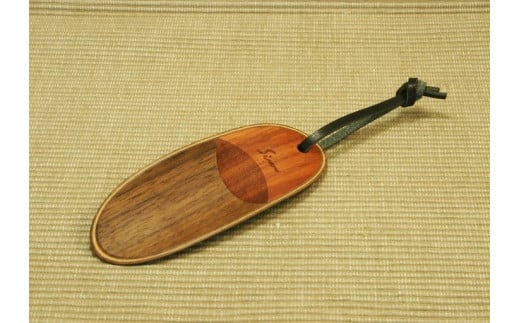 【赤（アフリカンパドック）】＜松永弦楽器工房＞木製靴べら◇