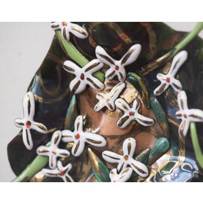 ふるさと納税 太田市 【七宝工芸家　中島たか子】絵画七宝　花とあそぶ |  | 02