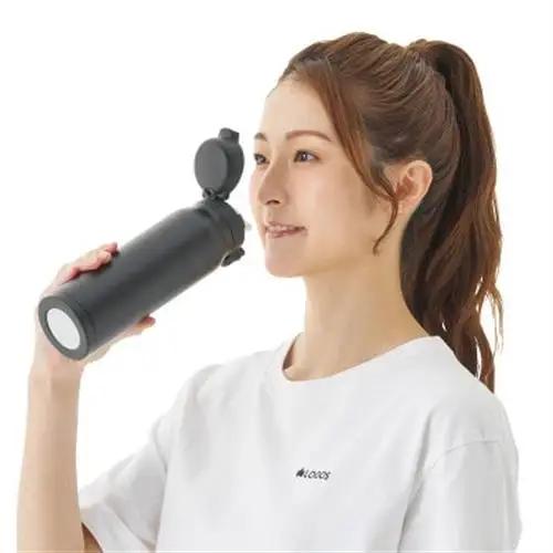 TW 真空断熱 ワンタッチボトル IG 500ml 保冷・保温対応のステンレスボトル81286022【1744941】