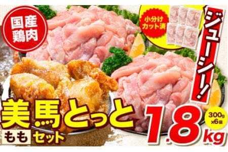 鶏肉 小分け もも肉 セット 約1.8kg 美馬とっと《30日以内に出荷予定(土日祝除く)》|もも肉もも肉もも肉もも肉もも肉もも肉