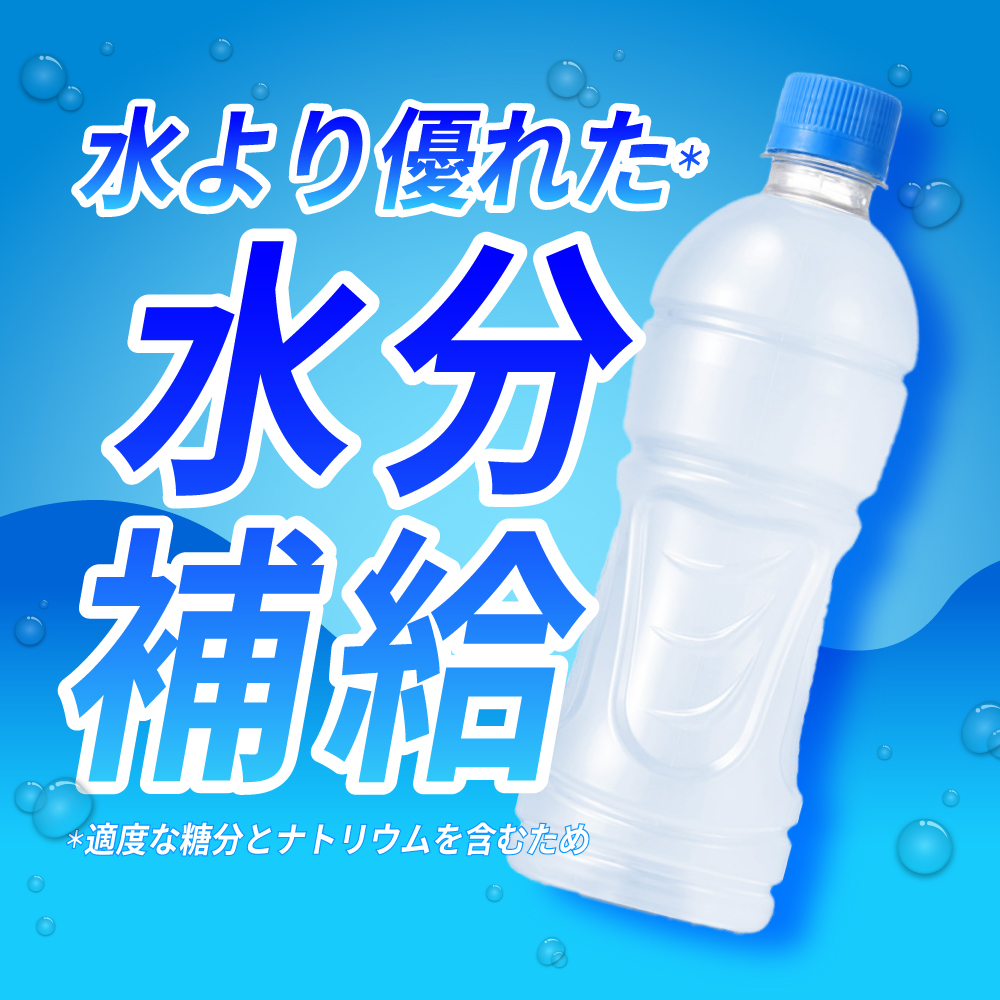 【3ヶ月定期便】アクエリアス ラベルレス 500mlPET×24本 | スポーツドリンク 北海道 札幌市