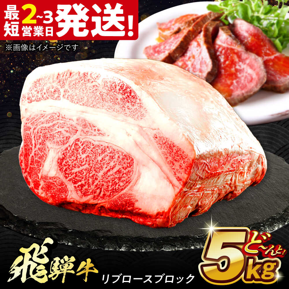 【ふるさと納税】飛騨牛 極上 リブロース ブロック 5kg 多治見市 / 牛 牛肉 肉 国産 ブランド牛 国産牛 岐阜県 飛騨牛 牛肉 和牛 養老ミート 冷凍 和牛 ギフト[THG015]