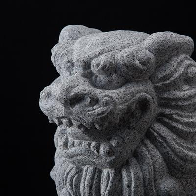 ふるさと納税 高松市 [庵治 石獅子] たま犬 1体(作:神野 淳平)【庵治石産地の職人彫りおろしの一点物】 |  | 01