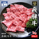 【ふるさと納税】【定期便3ヶ月】牛肉 飛騨牛 焼き肉 セット 赤身 モモ 又は カタ 1kg 黒毛和牛 A5 美味しい お肉 牛 肉 和牛 焼肉 BBQ バーベキュー 【岐阜県瑞穂市】　定期便