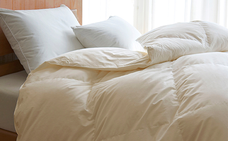 国産羽毛肌布団「源氏蛍」ロイヤルラベル・ダブル 近江布団