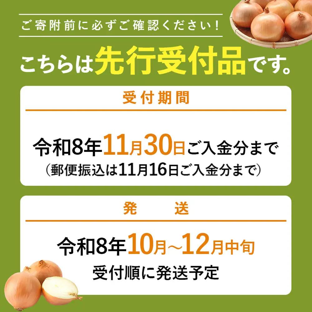 【先行受付】玉ねぎ Lサイズ（10kg）【令和8年10月～12月中旬発送】【1200102】