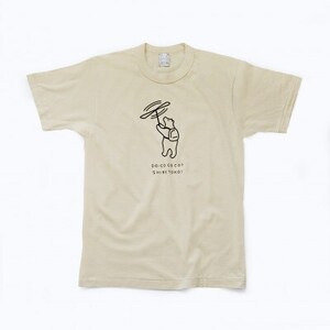 「知床トコさん」×久米繊維　コットンTシャツ　竹とんぼ柄　Lサイズ　半袖【配送不可地域：離島・沖縄県】【1634769】