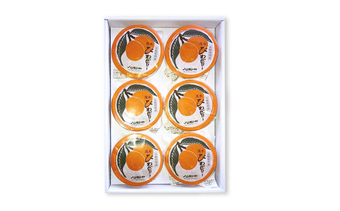 長崎特産「茂木びわゼリー」(6個入り) / びわゼリー ゼリー びわ ビワ 枇杷 まるごと / 諫早市 / 橋本屋本舗 [AHCP003]