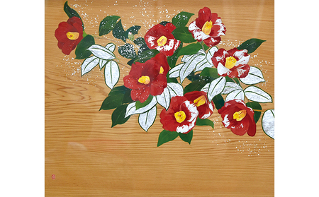 絵画 日本画 額装 【華やぎ】1点もの 