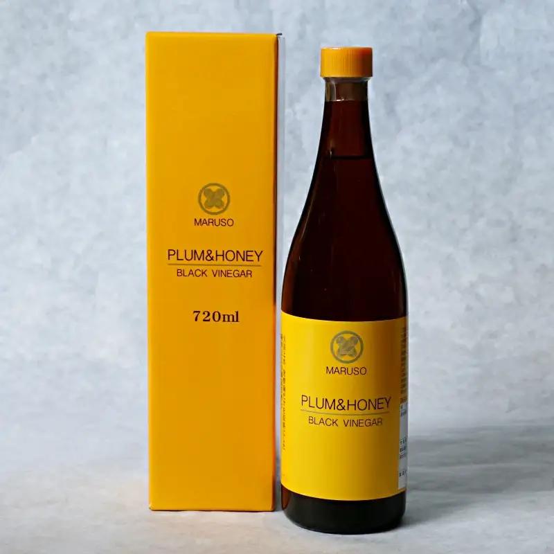 はちみつ梅黒酢（PLUM＆HONEY）720ml×2本 / 和歌山 田辺市 梅 はちみつ 紀州産梅酢 梅酢 玄麦黒酢 黒酢 梅エキス ヘルシードリンク 健康 クエン酸 アミノ酸 保存料不使用【mrs0