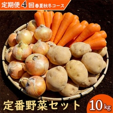 【発送月固定定期便】いつもの定番野菜セット 約10kg(時津町)全4回