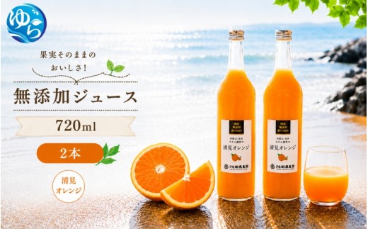 
                  清見 オレンジ 100% ジュース / 清見オレンジ ストレート 果汁 無添加 柑橘 和歌山 9000円 720ml ※北海道・沖縄・離島への配送不可 //drink 【ikd100-kiy720-2】
                