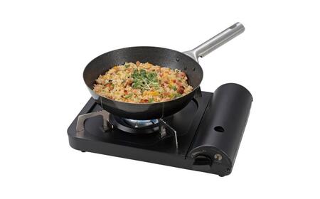 ファイバーライン 本格炒め鍋(FRYUNG PAN)  24cm フライパン IH対応 オール熱源対応 CAPTAIN STAG キャプテンスタッグ キッチン用品 アウトドア用品 キャンプ用品 調理器