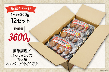 ハンバーグ 直火焼ハンバーグ デミグラスソース付き 4個入×12パック 計48個 [プリマルーケ 長崎県 雲仙市 item1132] デミグラスハンバーグ 国産 冷蔵 湯煎 レンジで簡単 温めるだけ