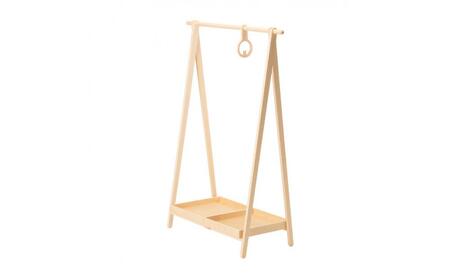 旭川家具　コサイン　ドレスラック（ワイド）とトレーとフックのセット　メープル ｜ 家具 家具 家具 家具 家具 _00343