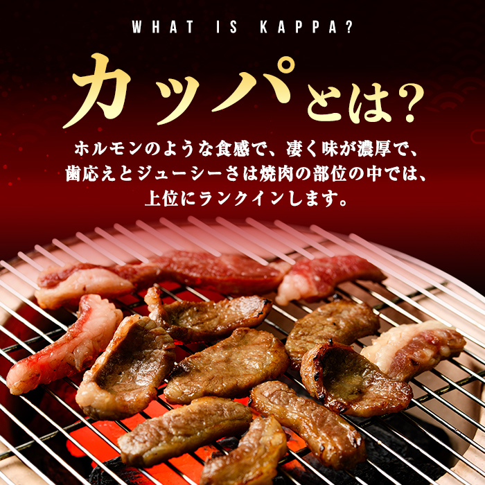 ＜ 訳あり＞ 国産 黒毛和牛 カッパ ( 肉ホルモン ) 特製塩だれ漬け 1kg BBQ すぐ届く スピード発送