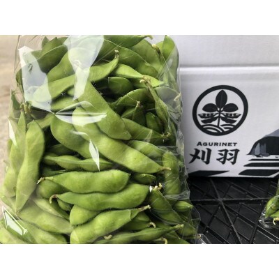 新潟県刈羽村産　早生茶豆2kg(500g×4パック)【配送不可地域：離島・北海道・沖縄県】