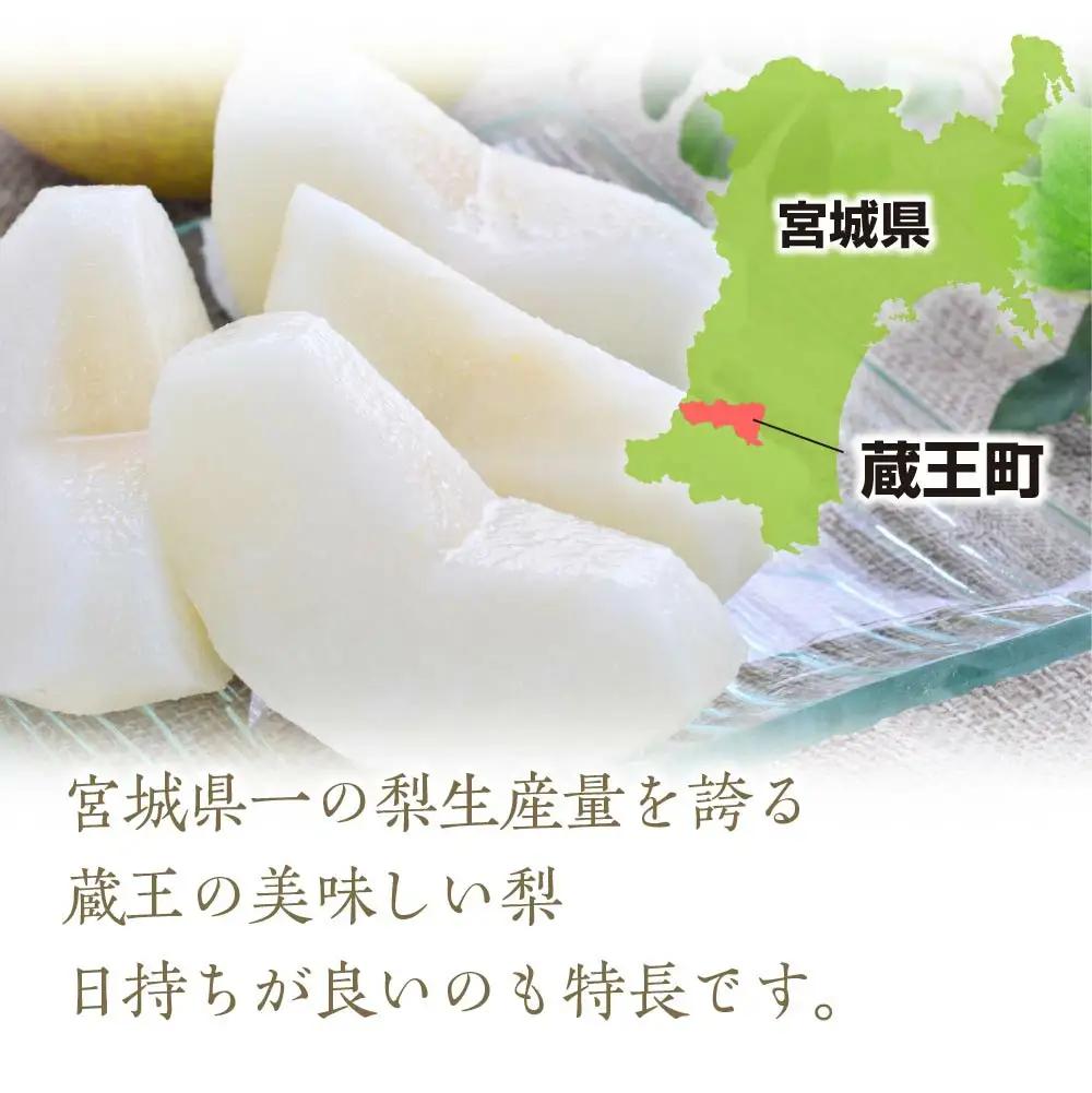 【先行予約】蔵王の新高梨約5kg 特大玉(4～5L程度）　【04301-0141】