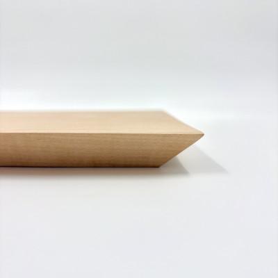 ふるさと納税 丹波市 ガラスのような木のお皿「一人膳 かく」正方形　カエデ　Lサイズ　1枚 |  | 02