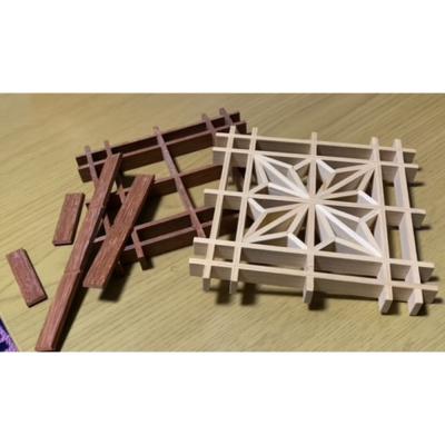 ふるさと納税 宮田村 伝統工芸にふれる、組子体験　Dコース(組子コースター) |  | 02