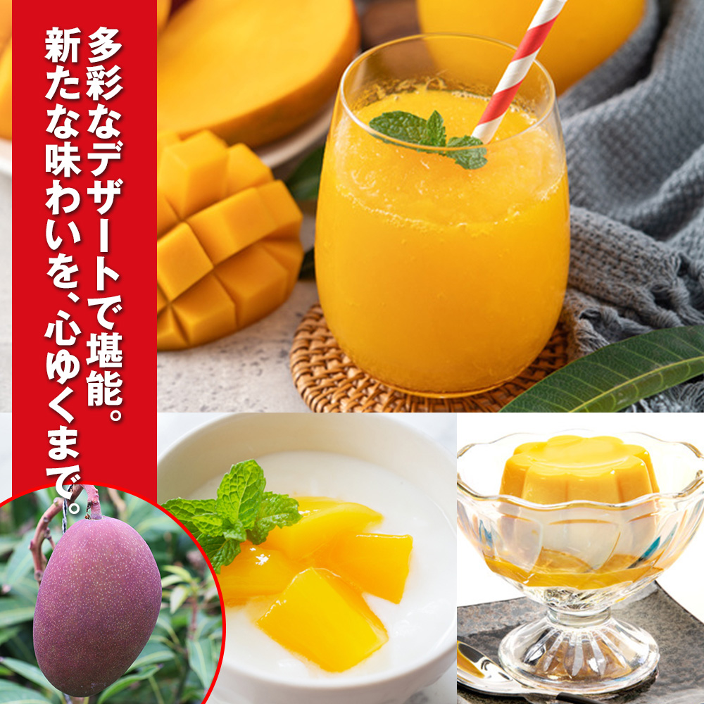 【2025年発送】濃厚な甘さ！とろける食感！沖縄県産マンゴー1kg_イメージ5