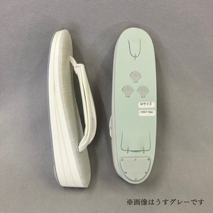 [シコロ織] 高級和装ぞうり (カラー：オフ白、サイズ：L)