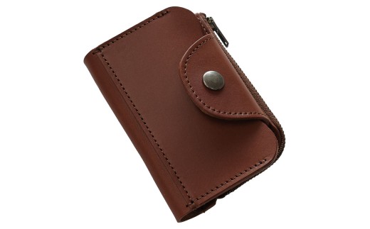 [20-14-6] All in one コインケース＆キーケース(ブラウン)