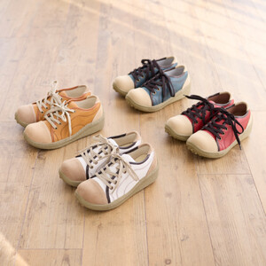 ポルカ｜ネイビー  L【37】(24.0cm) レディース スニーカー 幅広 甲高 外反母趾 ゆったり 3E 大人気 厚底 靴