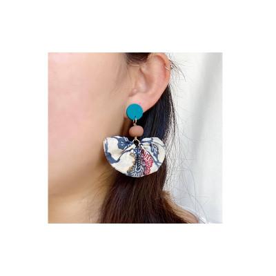 ふるさと納税 うるま市 【ピアス】クバの葉ポリマークレイピアス |  | 01
