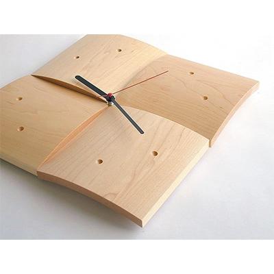 ふるさと納税 旭川市 旭川家具　cosine　掛け時計(R)　メープル_00331 |  | 01