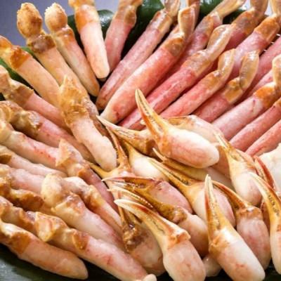 ふるさと納税 小清水町 生冷ずわい蟹のむき身セット(足・爪・爪下　各500g)　1.5kg