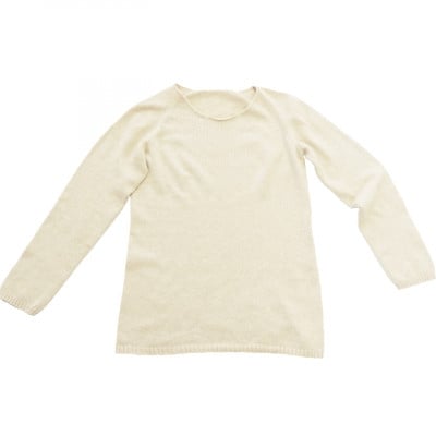 
            日本製 オーガニックコットン インナー 天然繊維 無縫製 8分袖 生成 (883-7108)【1618029】
          