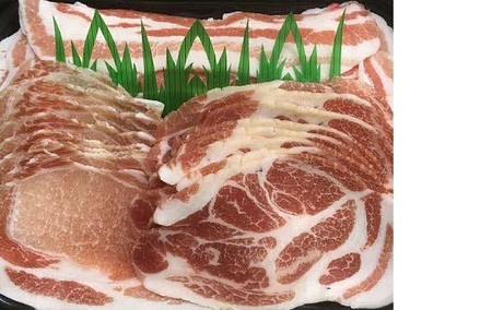 松阪豚 特選 しゃぶしゃぶ 魔法の塩ポン酢 １本セット( バラ 肩ロース ロース ) 約700g  豚肉 豚肉【1.6-26】