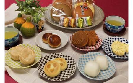 菓子庵丸京「福箱セット＜竹＞」　和菓子 詰め合わせ　どら焼き　饅頭　もなか