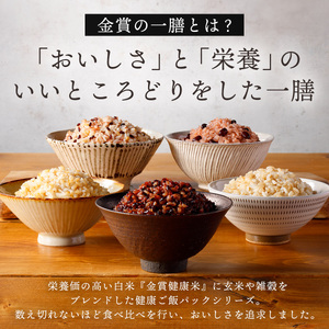 【 ご飯パック 】 金賞 健康米 食べ比べ 恵みの4種セット 120g×48個入り