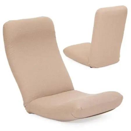 産学連携　リラックス座椅子5ーL　ベージュ_雑貨・日用品 椅子・チェア・ソファ 家具・インテリア   雑貨・日用品  家具・インテリア _【1455372】