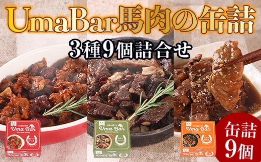 
										
										UmaBar馬肉の缶詰3種9個詰合せ AG17
									