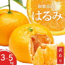 【ふるさと納税】 【先行予約】訳あり はるみ 和歌山 有田 2S〜3Lサイズ混合 3kg / 5kg 【2025年1月下旬〜3月下旬までに順次発送予定】 / みかん フルーツ 果物 くだもの 蜜柑 柑橘