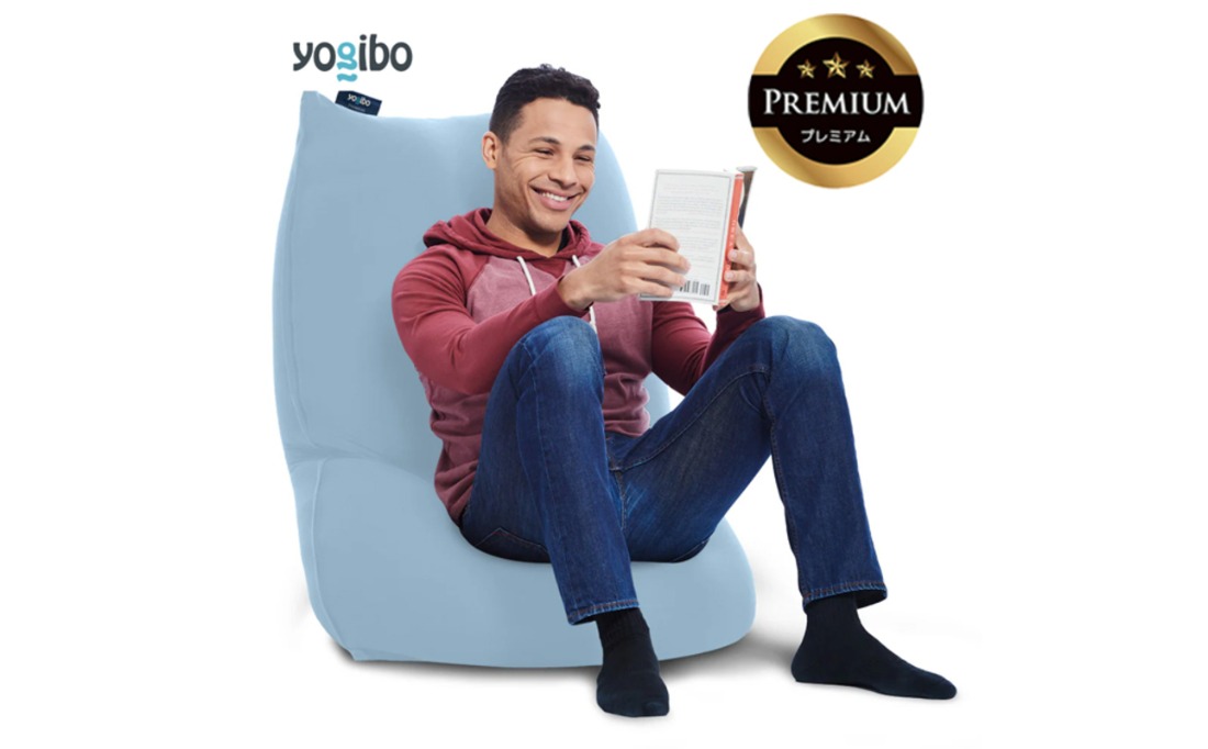 Yogibo Lite Premium（ヨギボー ライト プレミアム）＜ペールブルー＞-[G785-21]