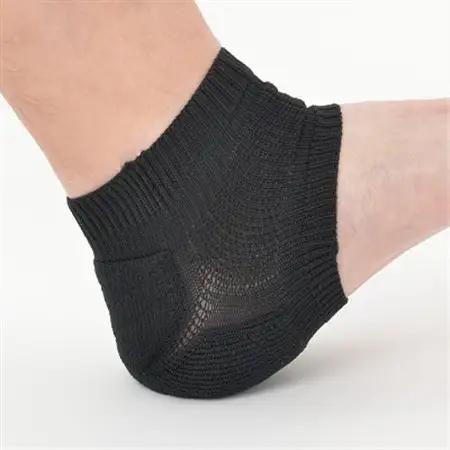 日本製 かかとサポーター ( 踵保護 クッション ) ブラック 2セット (4080-7214)_装飾品・工芸品  服飾小物 _【1257843】