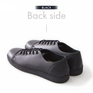 U-DOT [レザースニーカー] BLACK(サイズ：27.0cm)