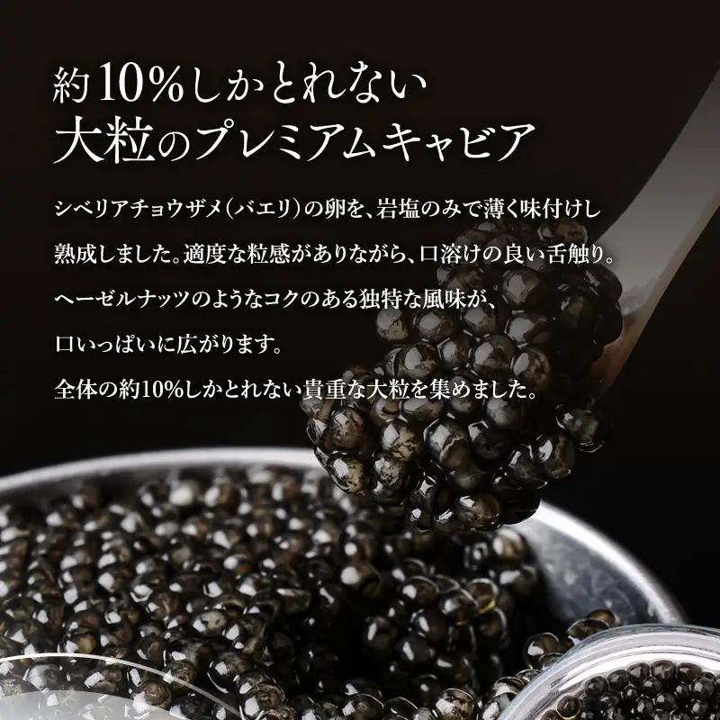 宮崎キャビア1983 バエリプレミアム (60g) 国産 宮崎県産 キャビア 60g チョウザメ 長期熟成 珍味 ギフト 化粧箱入り