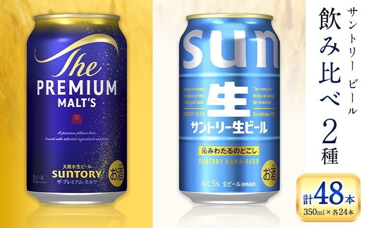 
                  “九州熊本産” 飲み比べ サントリー 生ビール 48本 350ml × 各 24本 《30日以内に出荷予定(土日祝除く)》阿蘇天然水100％仕込 プレミアムモルツ ザ・プレミアム・モルツ ビール ギフト お酒 アルコール 熊本県御船町 ザ・プレミアムモルツ 缶ビール
                