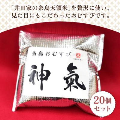ふるさと納税 糸島市 【白米】冷凍 おむすび 20個(10種×各2個)セット 糸島おむすび 神氣 [ANL002] |  | 01